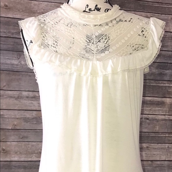 Mossimo Supply Co. Tops - Lacy Mossimo Blouse